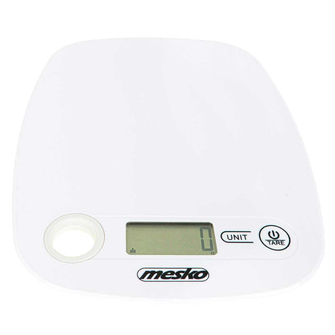 Cântar de bucătărie electronic LCD Mesko MS 3159w alb