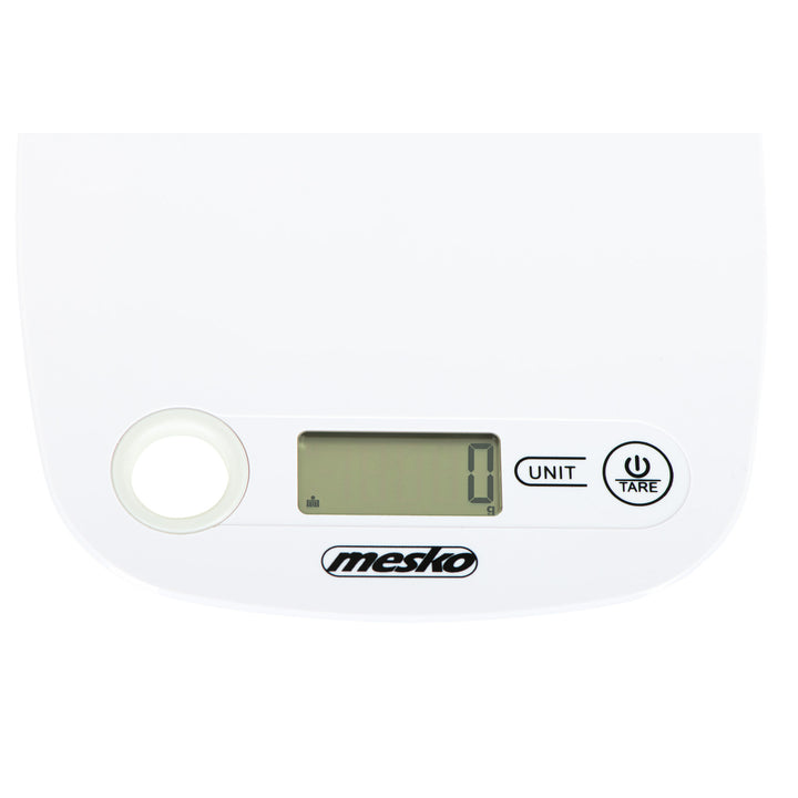 Cântar de bucătărie electronic LCD Mesko MS 3159w alb