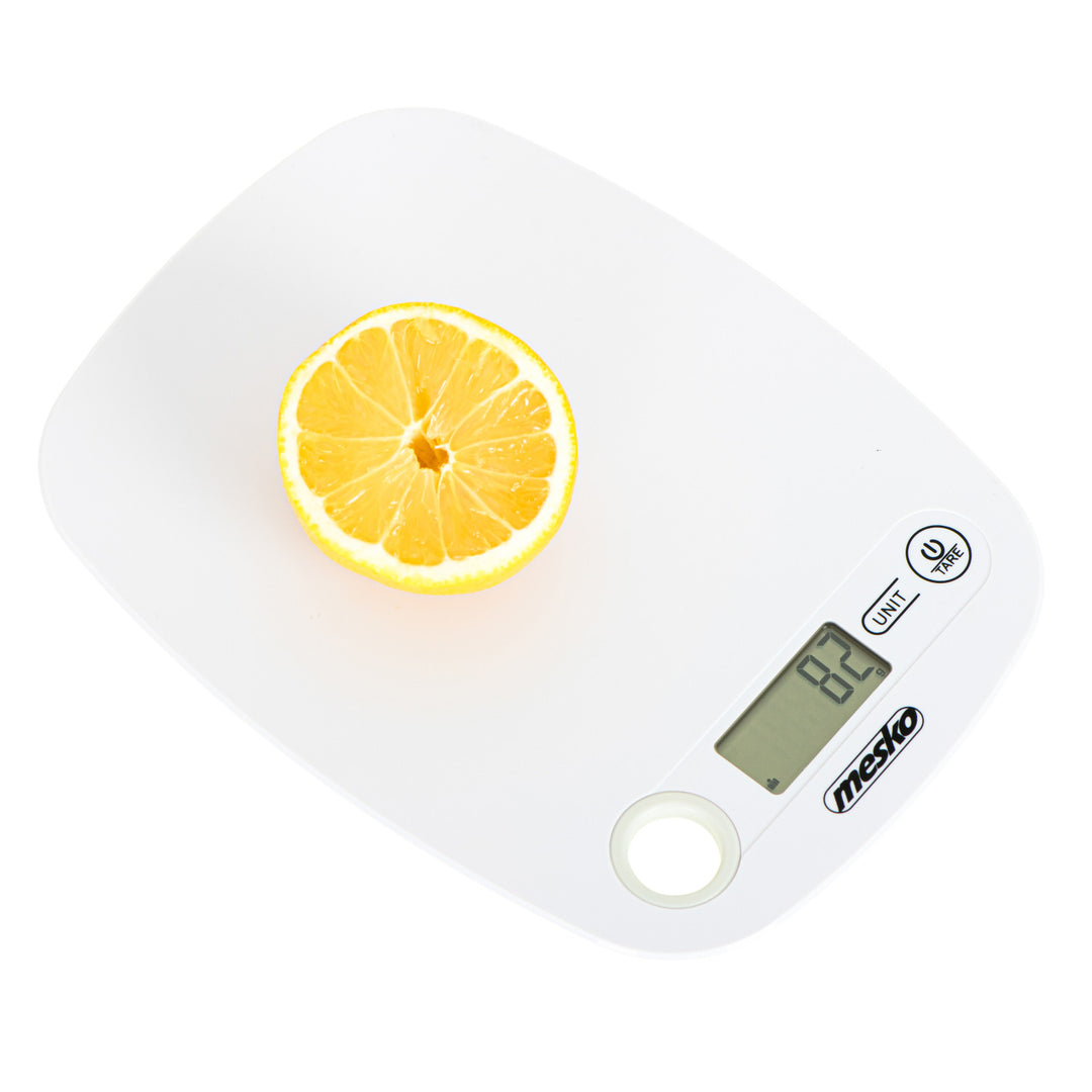 Cântar de bucătărie electronic LCD Mesko MS 3159w alb