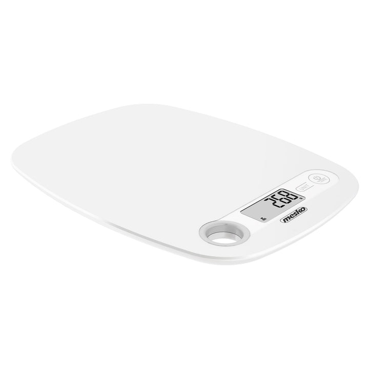 Cântar de bucătărie electronic LCD Mesko MS 3159w alb