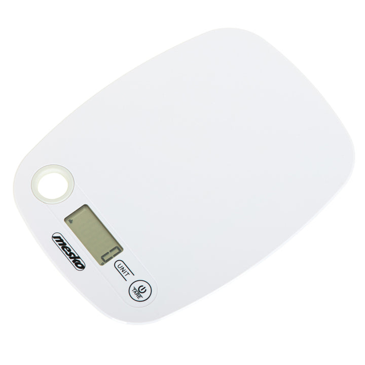 Cântar de bucătărie electronic LCD Mesko MS 3159w alb