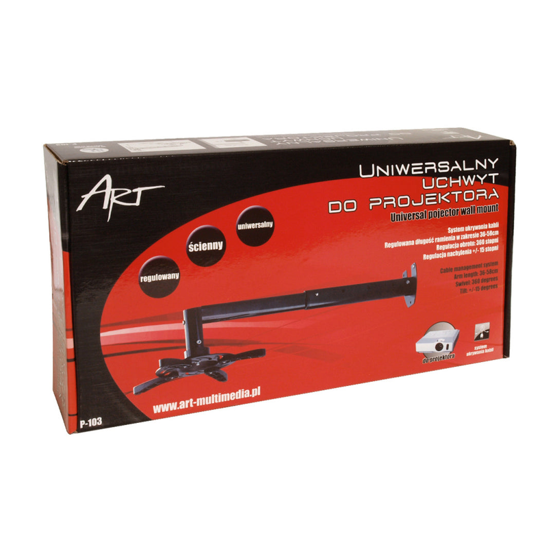 Suport de perete universal pentru proiector Art P-103 36-58cm
