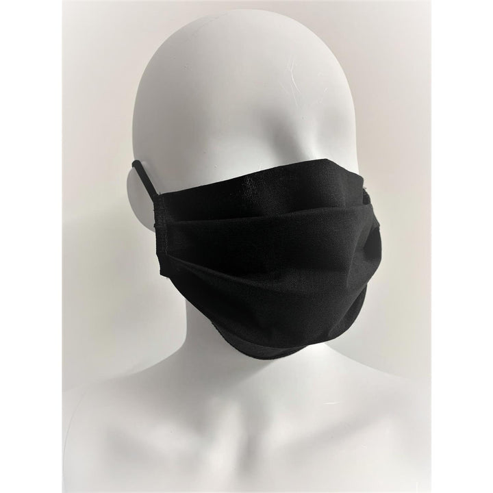 Mască facială reutilizabilă din bumbac negru