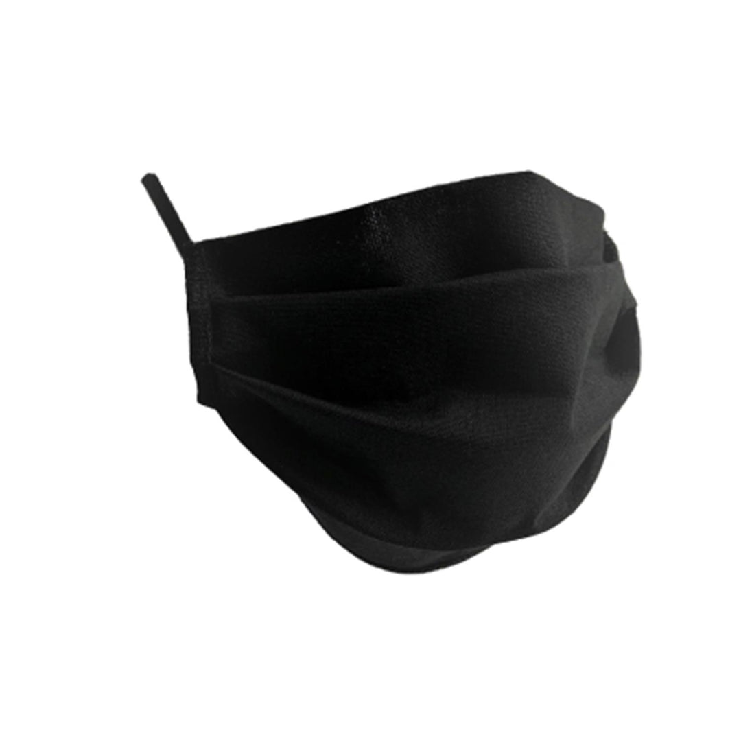 Mască facială reutilizabilă din bumbac negru