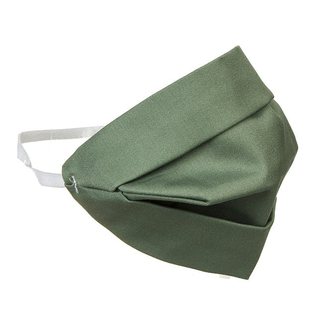 Mască pentru adulți mască de bumbac cu două fețe verde