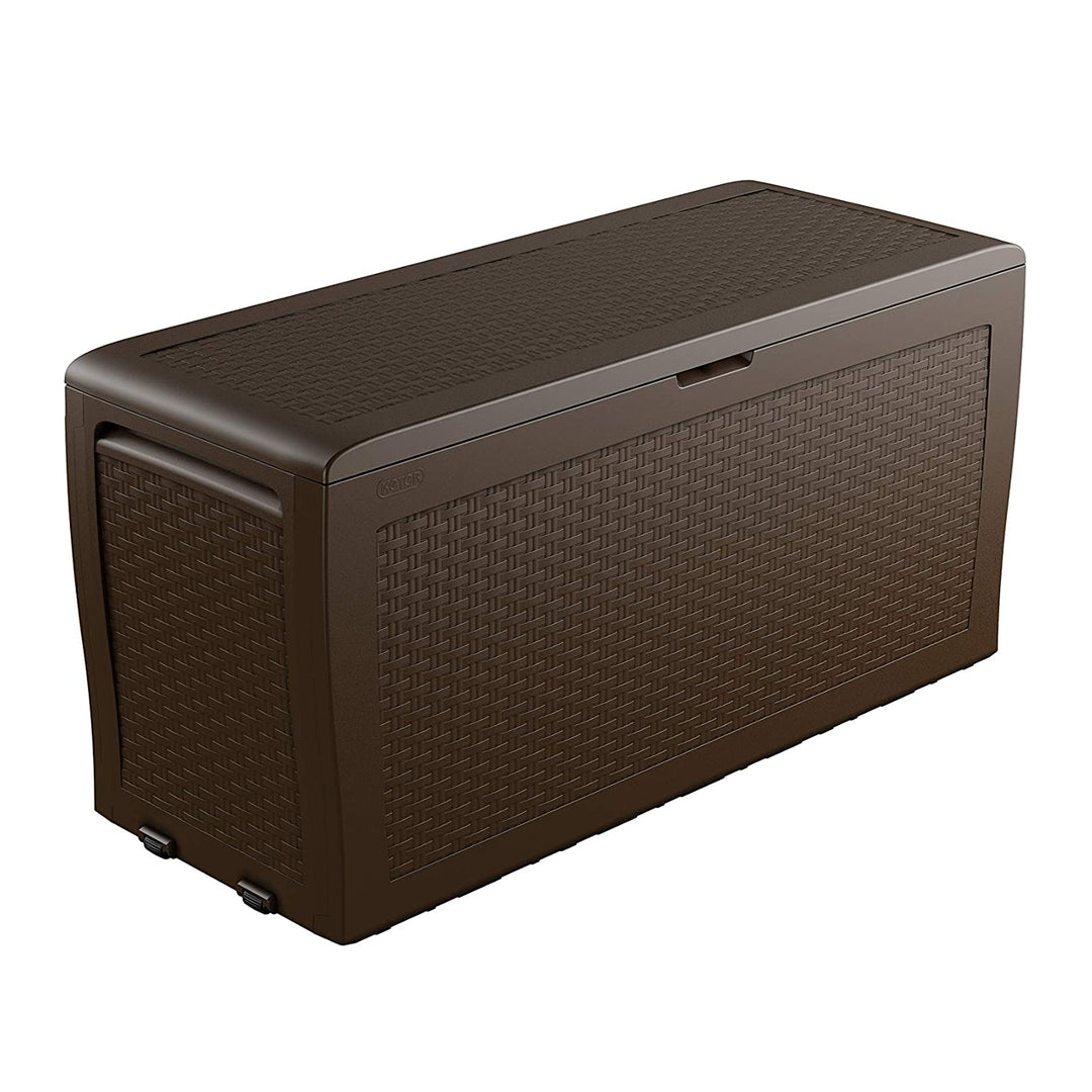 LADA KETER PENTRU BALCON, GRĂDINA SAMOA RATTAN 270 BOX