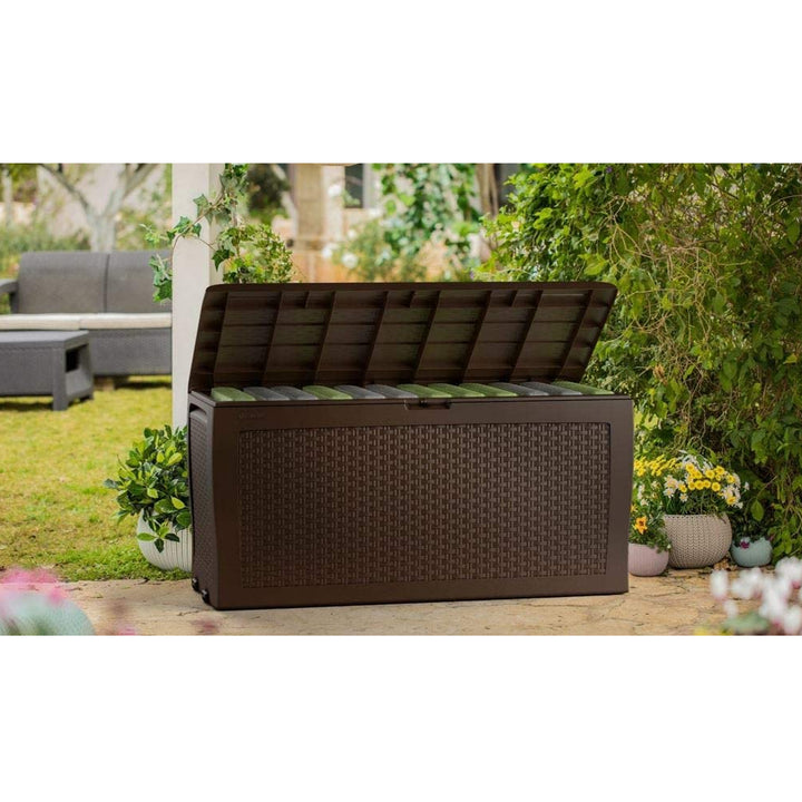 LADA KETER PENTRU BALCON, GRĂDINA SAMOA RATTAN 270 BOX