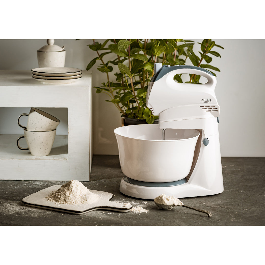 Mixer de mână cu bol rotativ cu motor Adler AD 4202