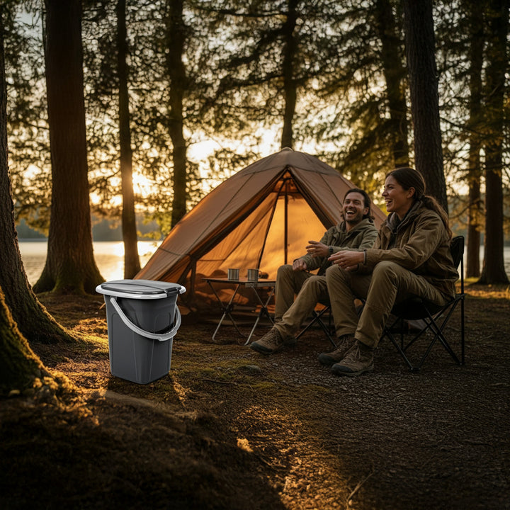 Toaletă turistică portabila GreenBlue antracit, 19 L