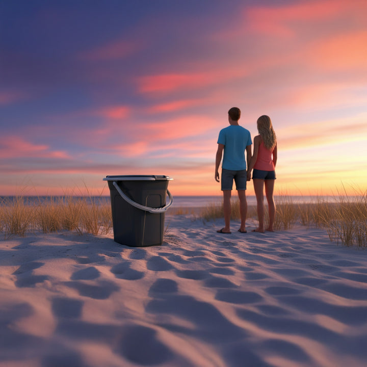 Toaletă turistică portabila GreenBlue antracit, 19 L