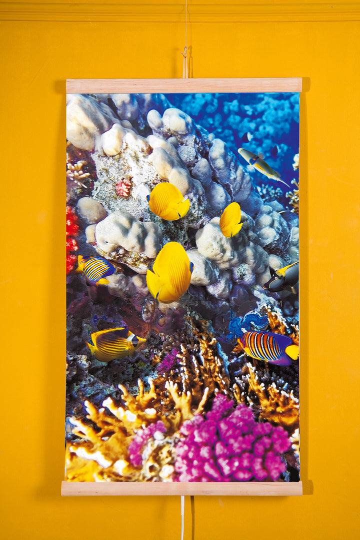 Încălzitor cu infraroșu - panou de încălzire flexibil 430W TRIO model 6 coral reef, dimensiuni 100x57cm cu regulator