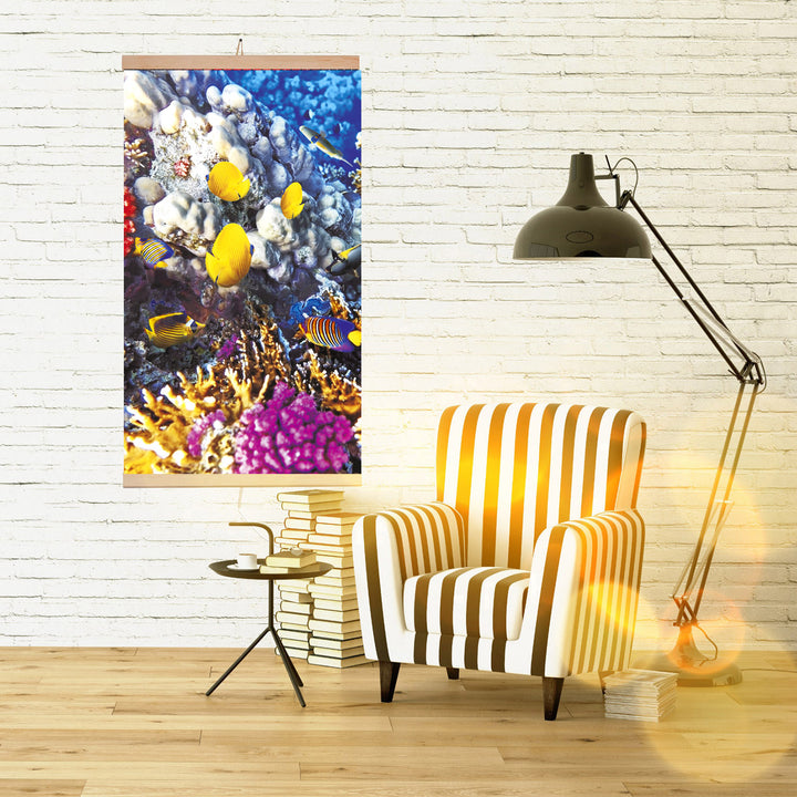 Încălzitor cu infraroșu - panou de încălzire flexibil 430W TRIO model 6 coral reef, dimensiuni 100x57cm cu regulator