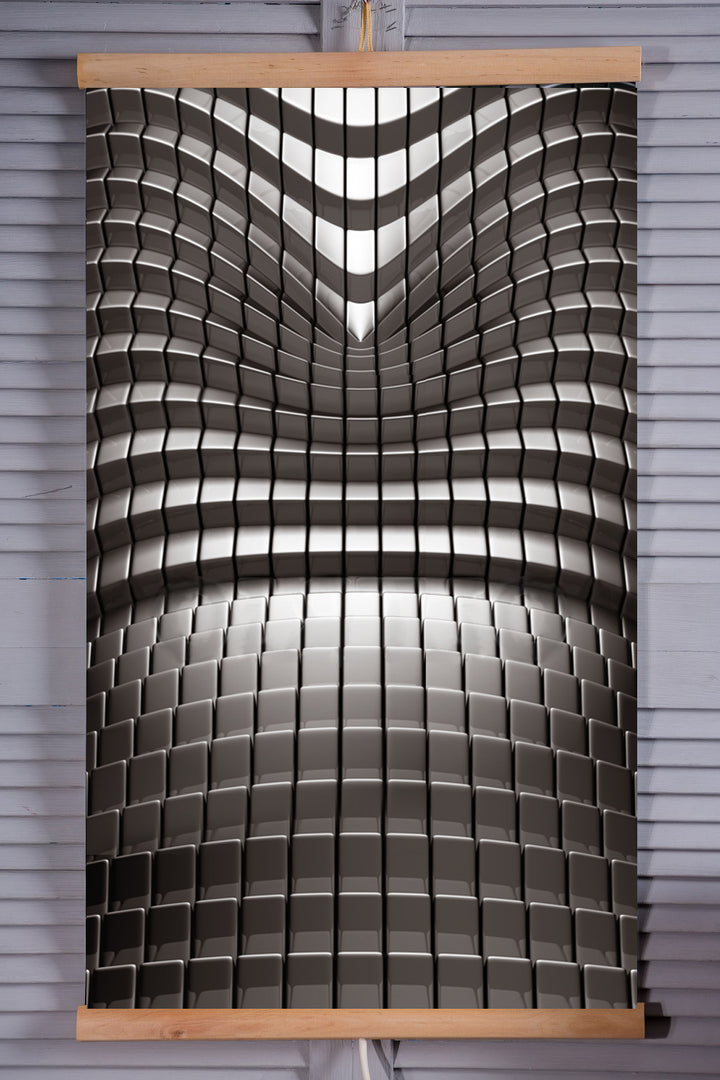 Încălzitor cu infraroșu - panou de încălzire flexibil 430W TRIO model 7 abstract, dimensiuni 100x57cm cu regulator
