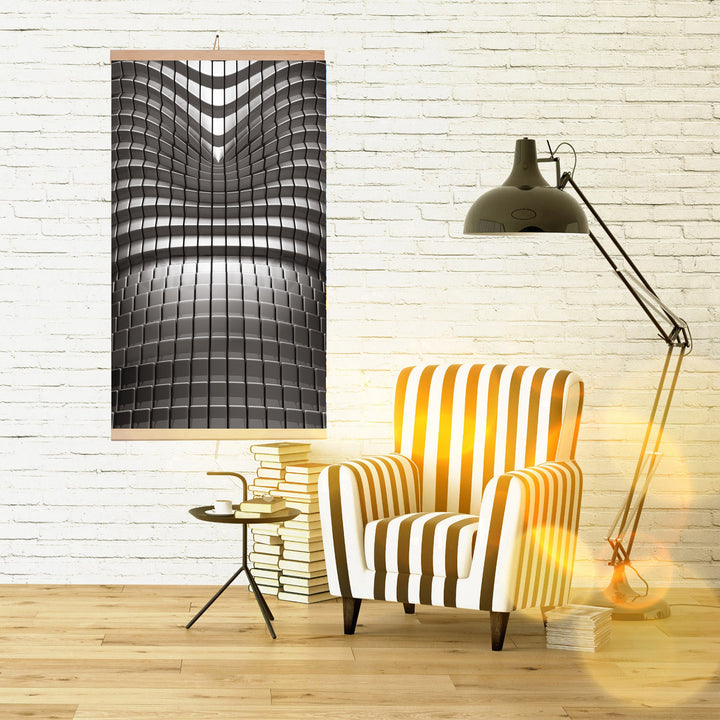 Încălzitor cu infraroșu - panou de încălzire flexibil 430W TRIO model 7 abstract, dimensiuni 100x57cm cu regulator