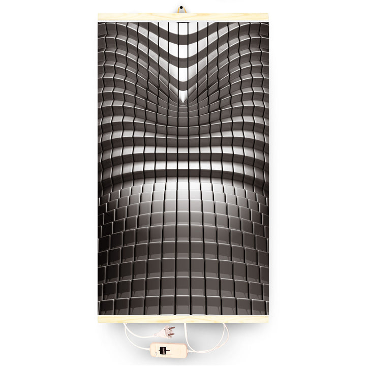 Încălzitor cu infraroșu - panou de încălzire flexibil 430W TRIO model 7 abstract, dimensiuni 100x57cm cu regulator