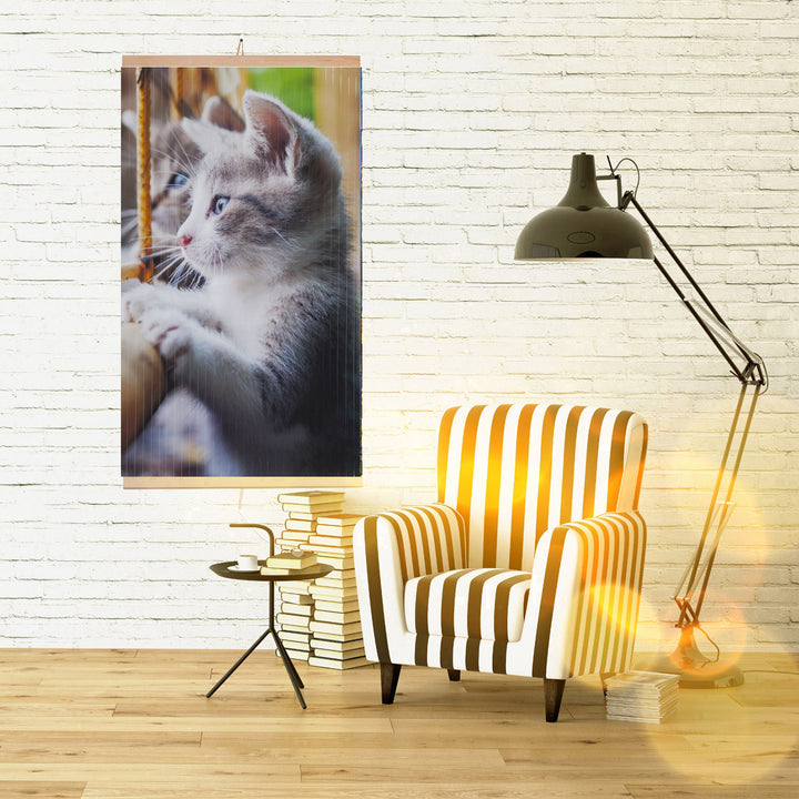 Încălzitor cu infraroșu - panou de încălzire flexibil 430W TRIO design 11 cat, dimensiuni 100x57cm cu regulator