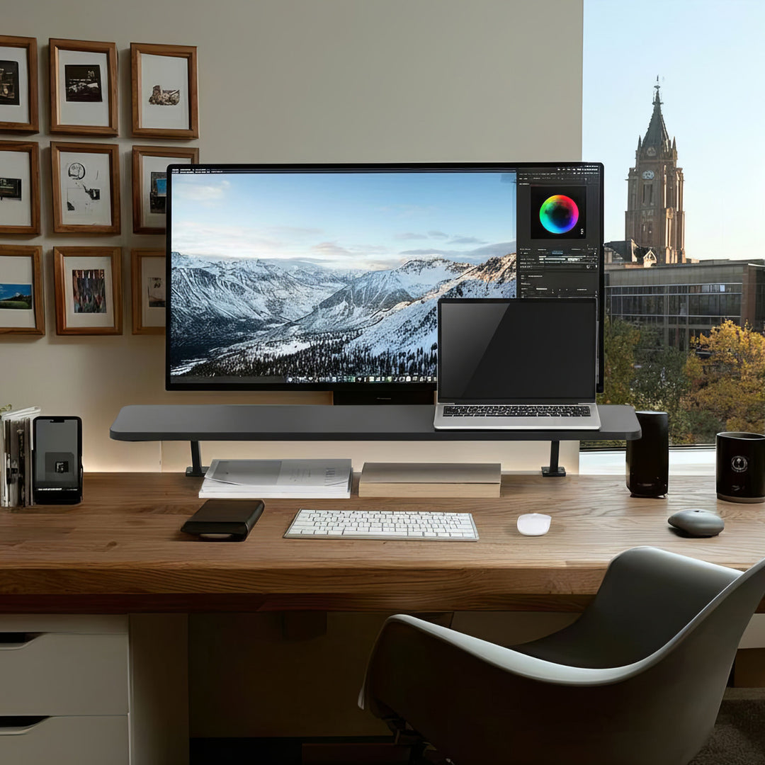 Ergo Office Tabletop Monitor Shelf, cu șuruburi, 13"~32", max 20kg, ER-409