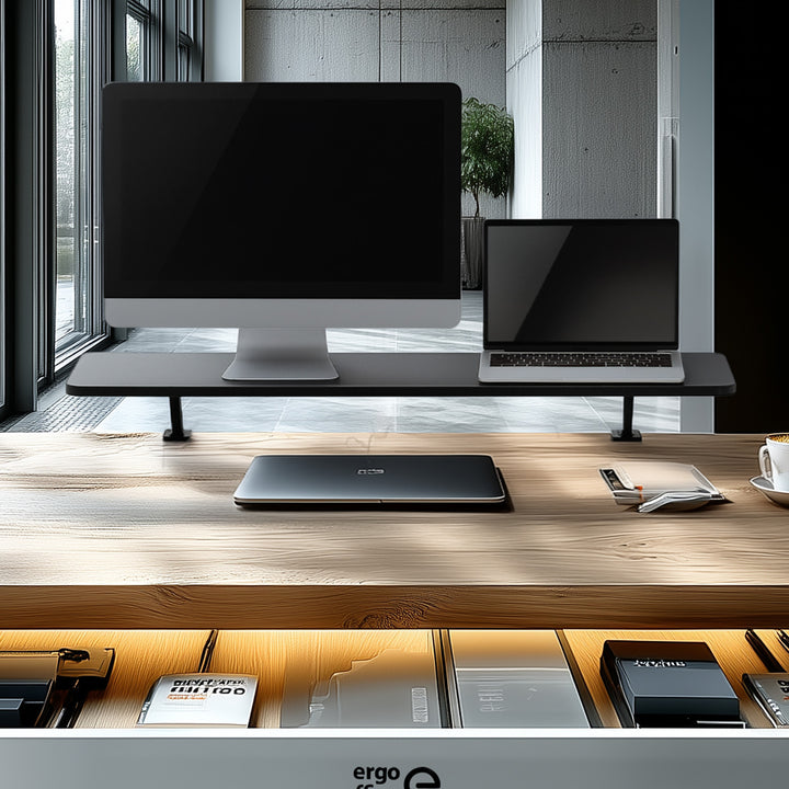 Ergo Office Tabletop Monitor Shelf, cu șuruburi, 13"~32", max 20kg, ER-409