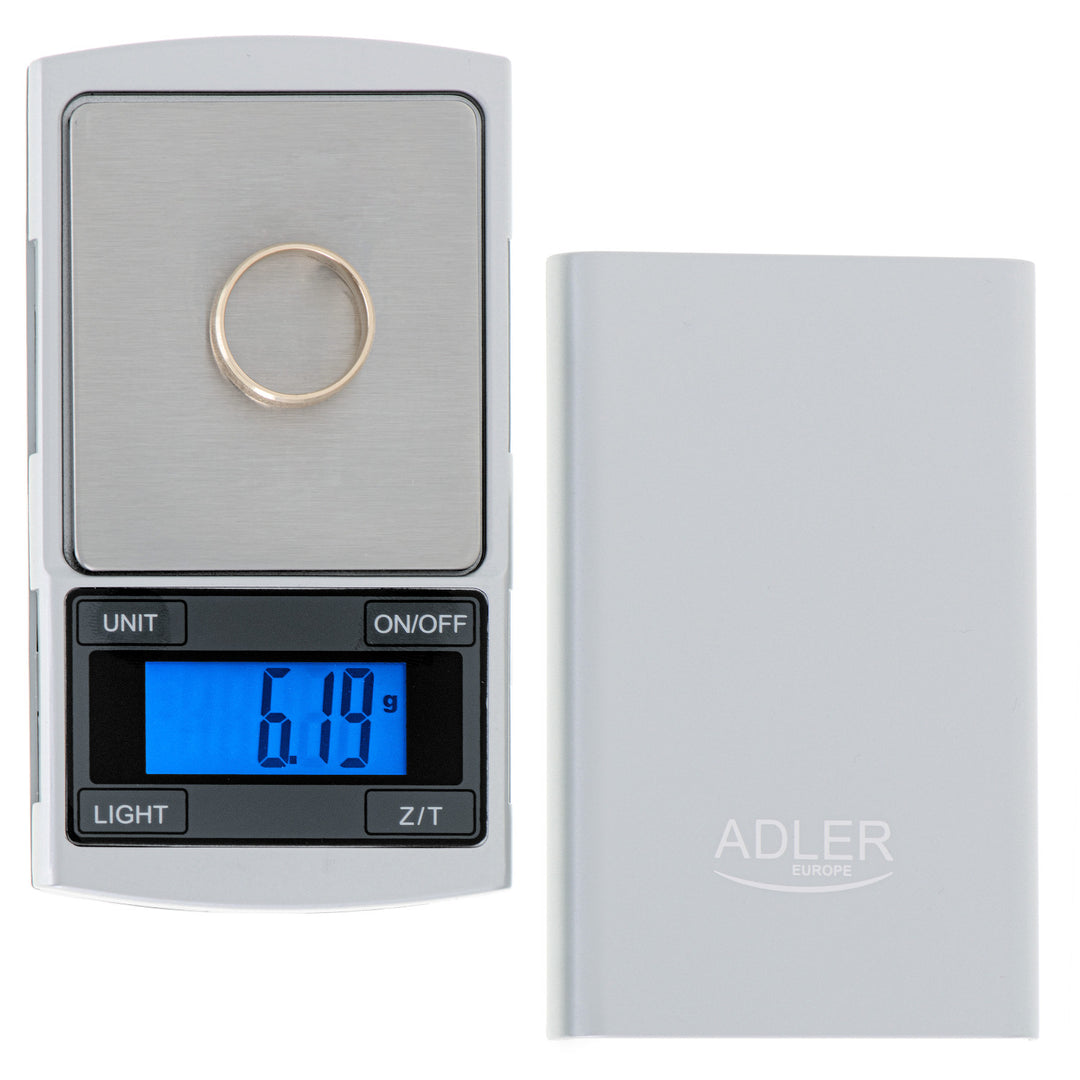 Balanță de precizie Adler, afișaj LCD, până la 100g, AD 3168
