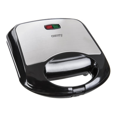 Aparat de făcut sandvișuri Camry, acoperire ceramică antiaderentă, putere maximă 850 W, CR 3018