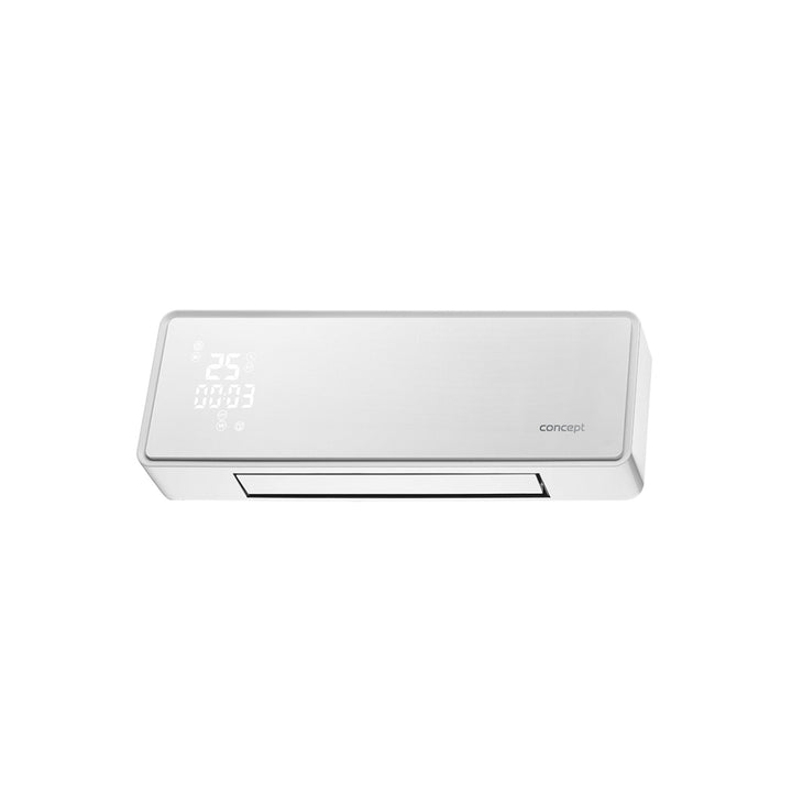 Încălzitor din ceramică cu telecomandă, afișaj LED, ventilator, temporizator, oscilație de 2000 W, până la 20 m2, Concept QH4000