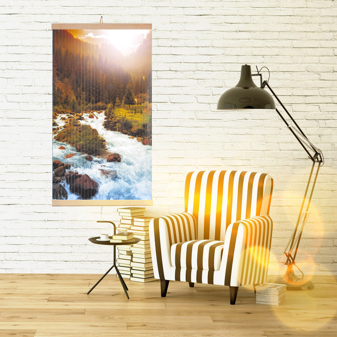 Încălzitor cu infraroșu - panou de încălzire flexibil 430W TRIO model 10 râuri, dimensiuni 100x57cm cu regulator