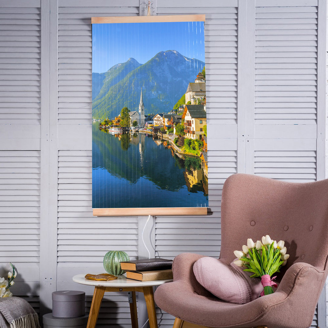 Încălzitor cu infraroșu - panou de încălzire flexibil 430W TRIO model 13 sat, dimensiuni 100x57cm cu regulator