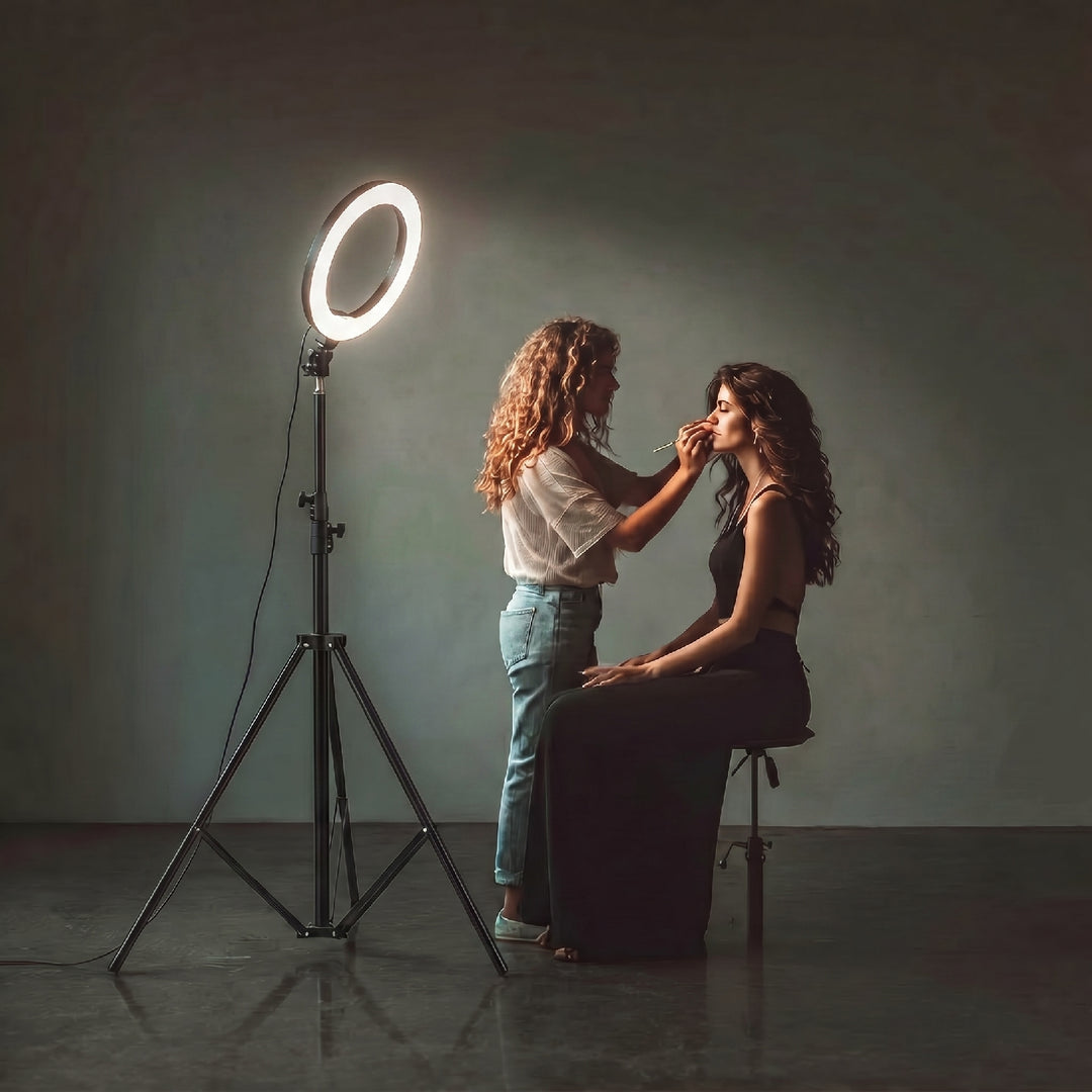 Trepied pentru lampa cu inel LED 12 "Maclean MC-163, înălțime maximă 190 cm, sarcină maximă 3 kg