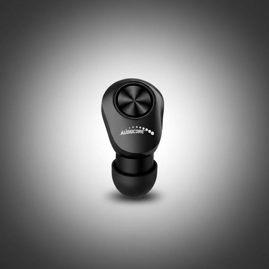 Casti TWS BT 5.1 Audiocore cu statie de incarcare, 300mAh, AC580 negru