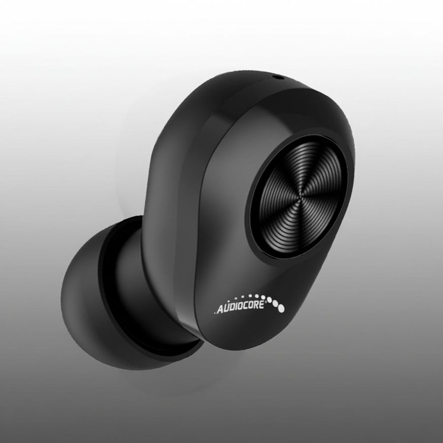 Casti TWS BT 5.1 Audiocore cu statie de incarcare, 300mAh, AC580 negru