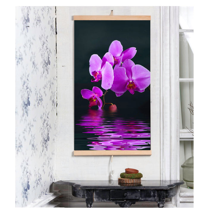 Încălzitor cu infraroșu - panou de încălzire flexibil 430W TRIO model 17 purple miracle, dimensiuni 100x57cm cu regulator