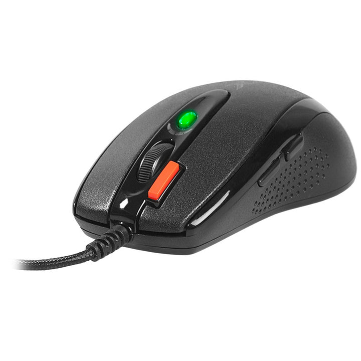 A4Tech mouse + mouse pad set, 7 butoane, senzor optic, USB, X-Game X-7120