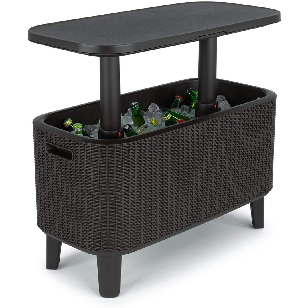 Masă de grădină Keter masă 2in1, bară cu recipient de răcire Bevy Cool Bar Rattan