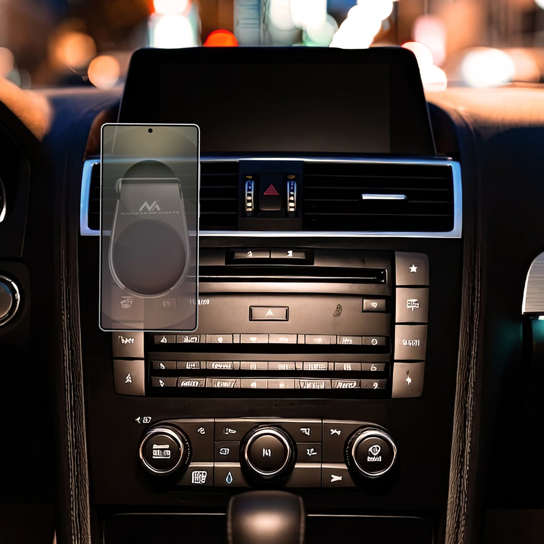 Suport pentru telefon auto Maclean, magnetic, universal, pentru grila de ventilație, material ABS, MC-326