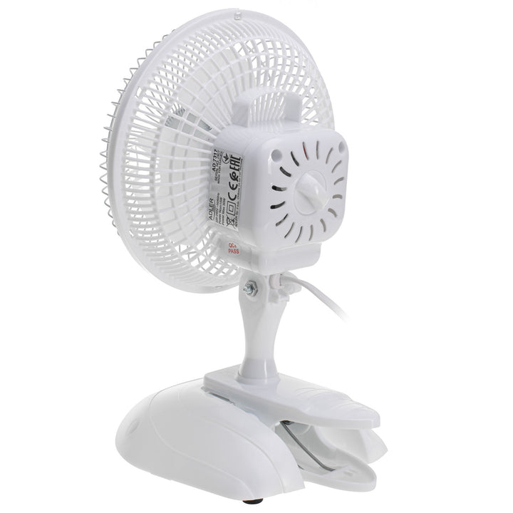 Ventilator de birou Adler, cu clema și bază, diametru 15 cm, putere max. 30W, AD7317