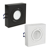 Corp de iluminat Maclean spot, pentru surse de lumină MR16 / GU10, alb, 94x94x32mm, pătrat, alu, MCE464 W