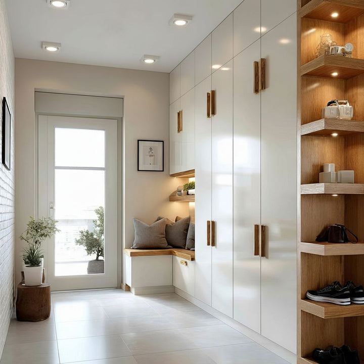 Corp de iluminat Maclean spot, pentru surse de lumină MR16 / GU10, alb, 94x94x32mm, pătrat, alu, MCE464 W