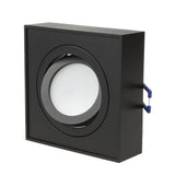 Corp de iluminat Maclean spot, pentru surse de lumină MR16 / GU10, negru, 94x94x32mm, pătrat, alu, MCE464 B