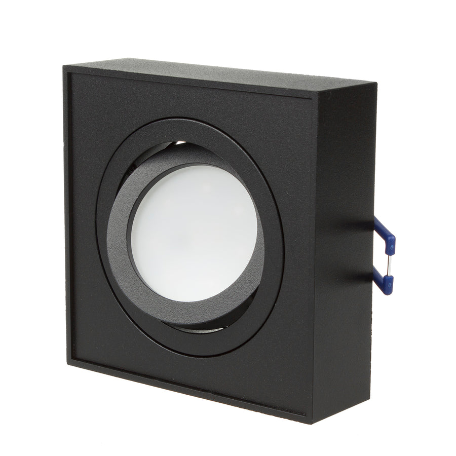 Corp de iluminat Maclean spot, pentru surse de lumină MR16 / GU10, negru, 94x94x32mm, pătrat, alu, MCE464 B