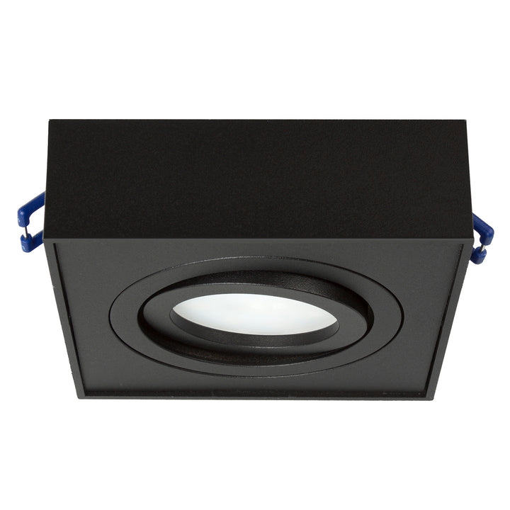 Corp de iluminat Maclean spot, pentru surse de lumină MR16 / GU10, negru, 94x94x32mm, pătrat, alu, MCE464 B
