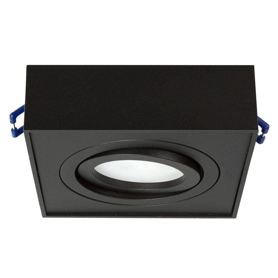 Corp de iluminat Maclean spot, pentru surse de lumină MR16 / GU10, negru, 94x94x32mm, pătrat, alu, MCE464 B