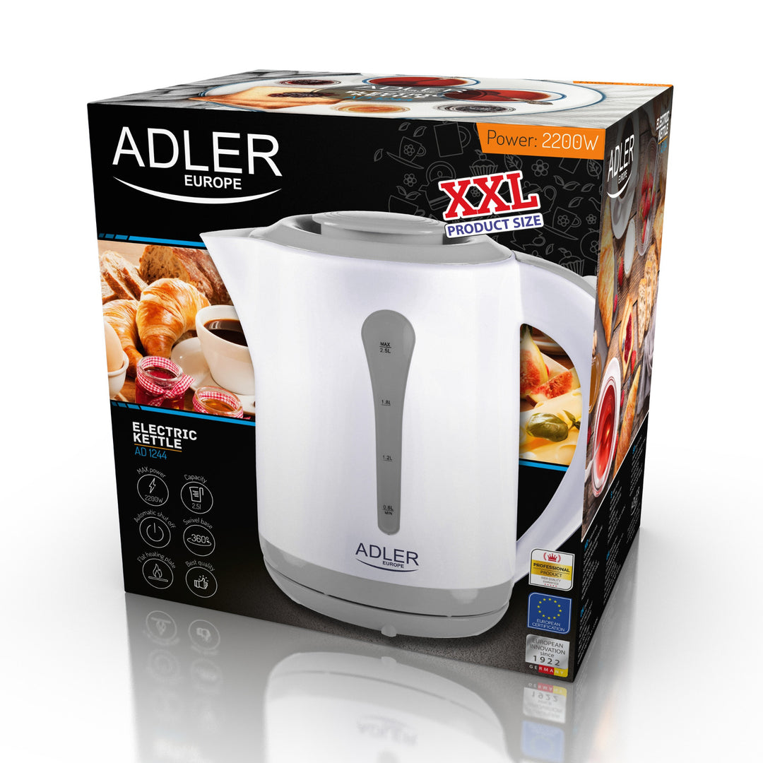 Ceainic electric mare XXL 2.5L Adler AD 1244 putere 2200W