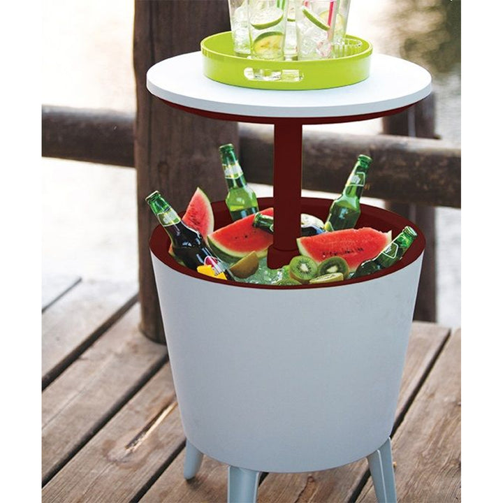 Bar de grădină Keter Cool Bar 3in1 Masă, bar și frigider maro crem