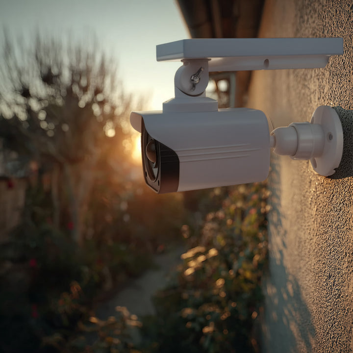 Camera falsa de supraveghere SOL1800S, cu panou solar, baterie reincarcabila, senzor de miscare