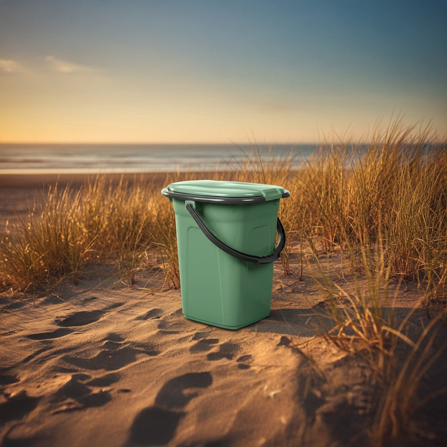 Toaletă turistică GreenBlue GB320BB verde-gri, 19 l