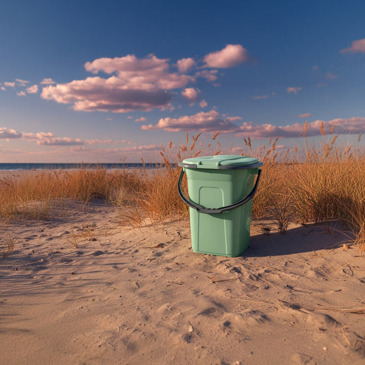 Toaletă turistică GreenBlue GB320BB verde-gri, 19 l