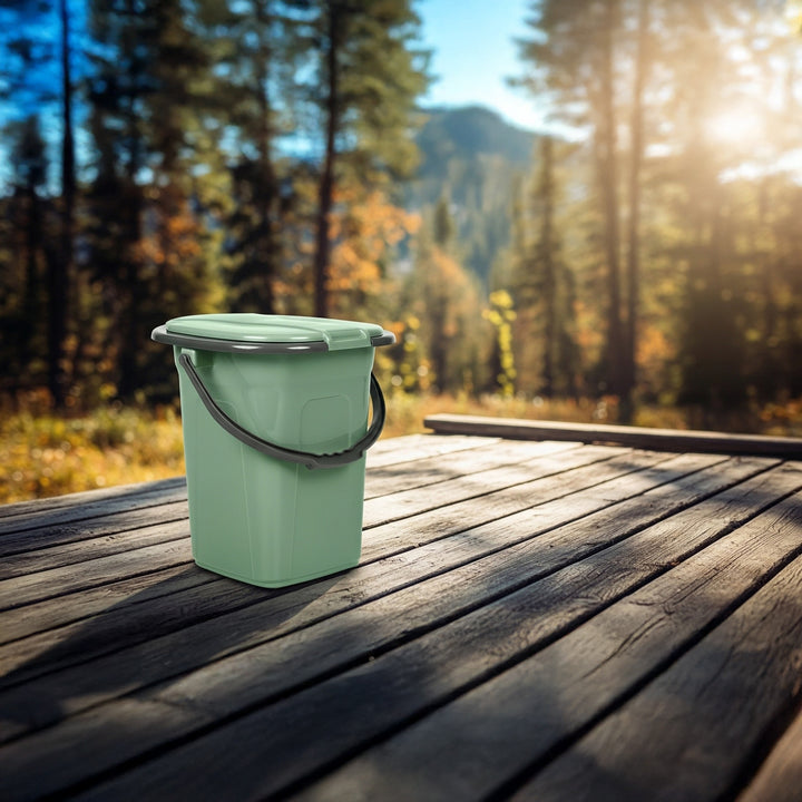 Toaletă turistică GreenBlue GB320BB verde-gri, 19 l