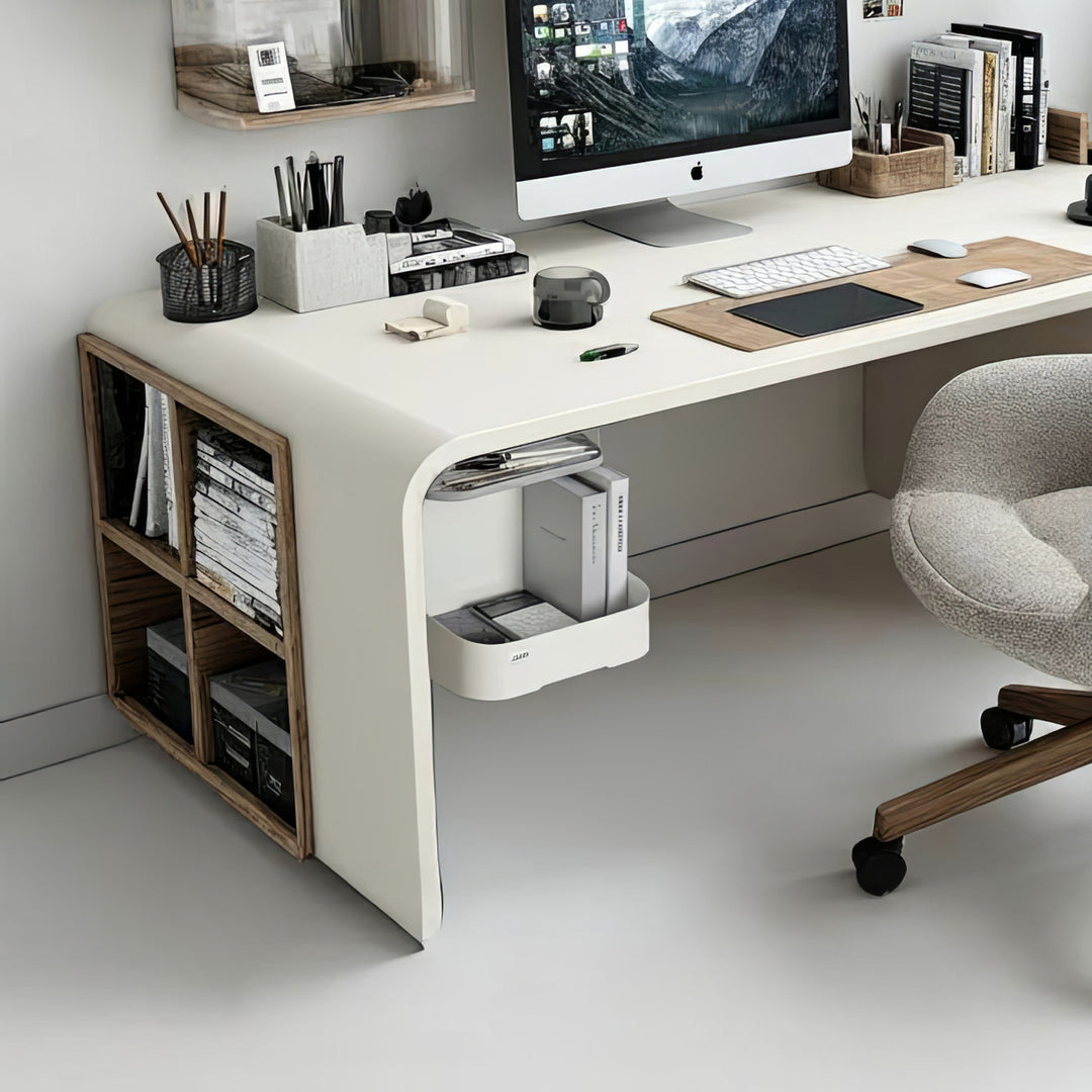 Organizator birou cu 2 rafturi, Ergo Office ER-442, alb