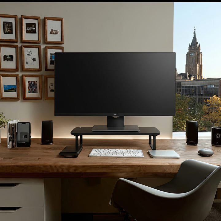 Suport monitor Maclean MC-933, 50 x 26 cm, negru, max. 20kg