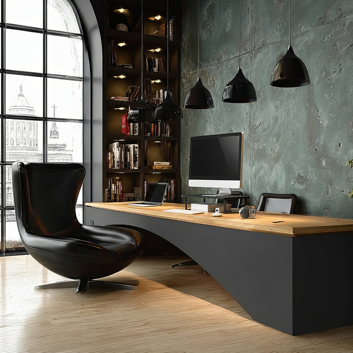 Suport monitor Maclean MC-933, 50 x 26 cm, negru, max. 20kg